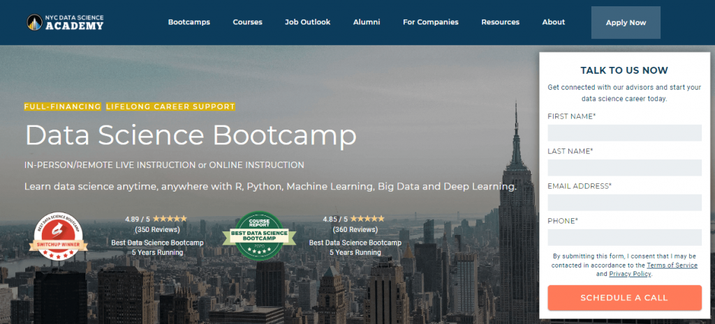 Data Science Bootcamp by NYC Data Science Academy