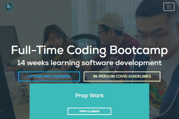 coding bootcamp by learningfuze