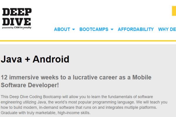java plus android bootcamp by deep dive coding