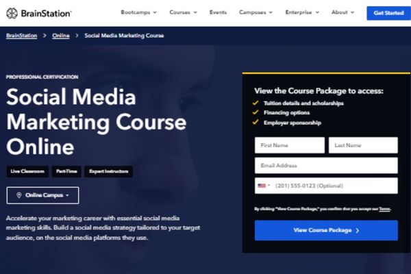 Social Media Marketing Course Online by BrainStation