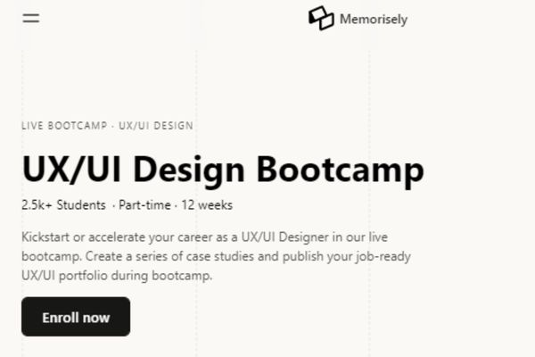 UX Design Bootcamp by Memorisely