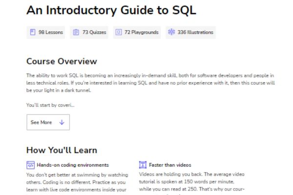 An Introductory Guide to SQL by Educative